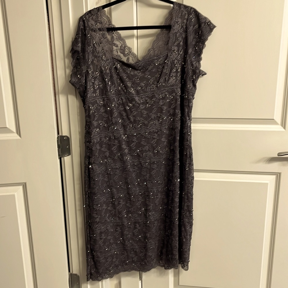 Onyx wedding/ evening dress Gray 20W